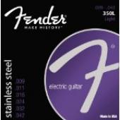 Fender 350s Stainless Steel Ball End Electric Guitar Strings (9-42)