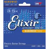Elixir light Guitar strings light. 10-46 Nanoweb
