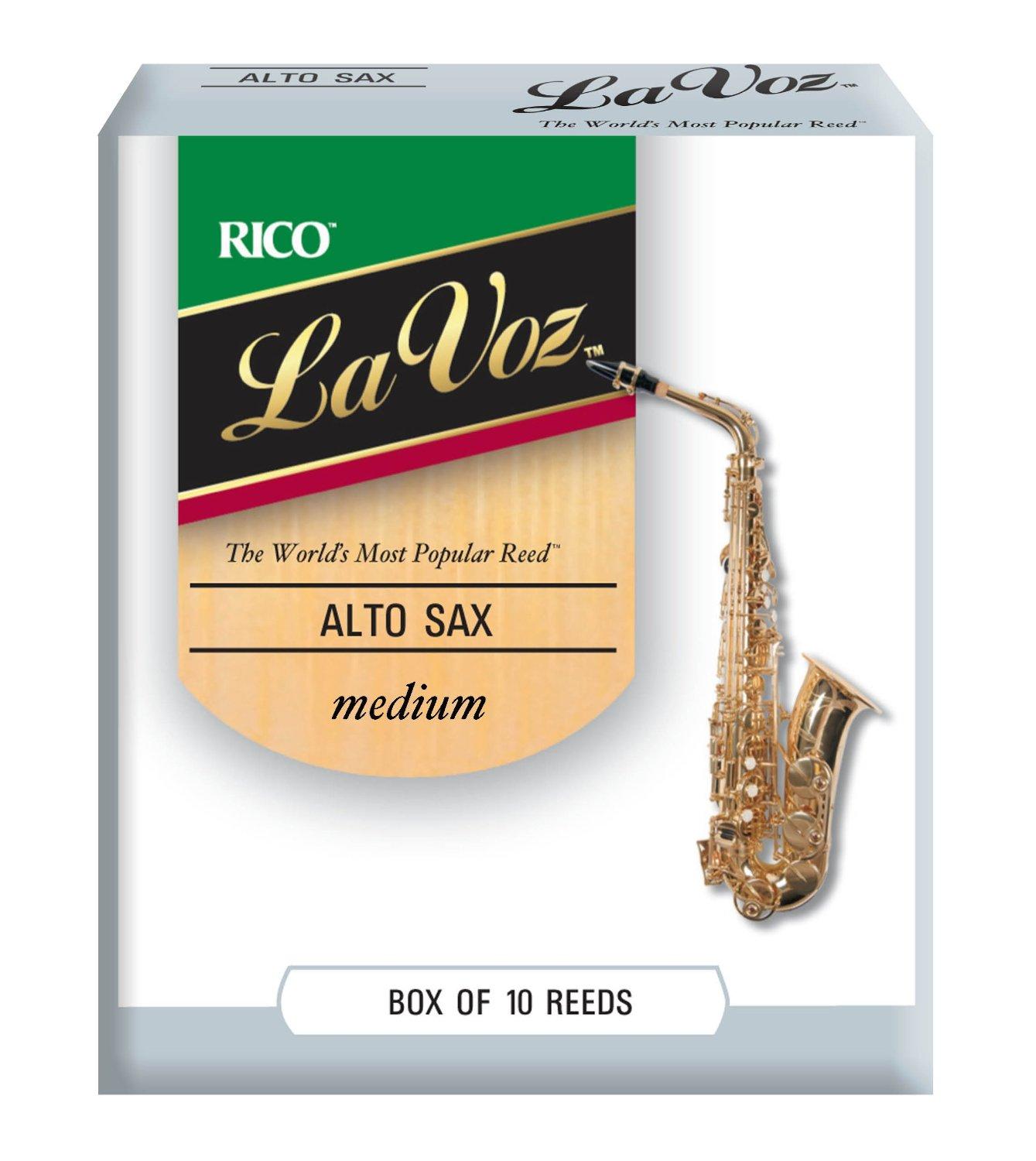 La Voz Alto Sax Reeds Box of 10