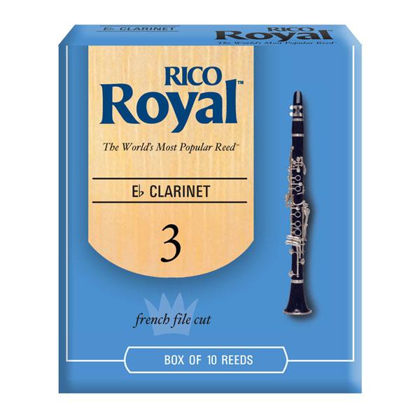 Rico Royal Clarinet Reeds (French Cut) Box of 10 