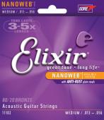 Elixir nanoweb acoustic medium .013-.056
