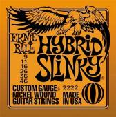 Ernie Ball 2222 Nickel Hybrid Slinky Electric Guitar Strings 