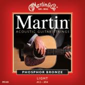 Martin M540 Phosphor Bronze Acoustic Guitar Strings, Light 