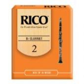Rico BRico Bb Clarinet Reeds, Strength 2.0, 10-pack b Clarinet Reeds, Strength 2.0, 10-pack 